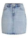 Vila SHORT DENIM SKIRT, Light Blue Denim, highres - 14084735_LightBlueDenim_001.jpg