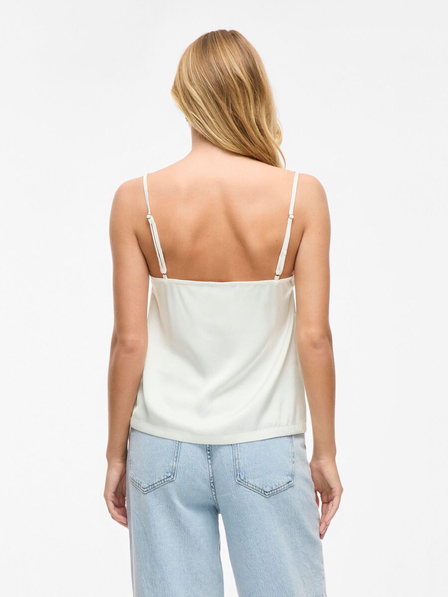 VILA VIHOGI SINGLET STRAP TOP, Snow White, highres - 14112696_SnowWhite_004.jpg