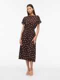 Product image thumbnail - VIMATHILDE SHORT SLEEVED MIDI DRESS, Coffee Bean | 1