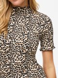 VILA VIOKI HIGH NECK SHORT SLEEVED TOP, Doeskin, highres - 14111298_Doeskin_1229972_006.jpg