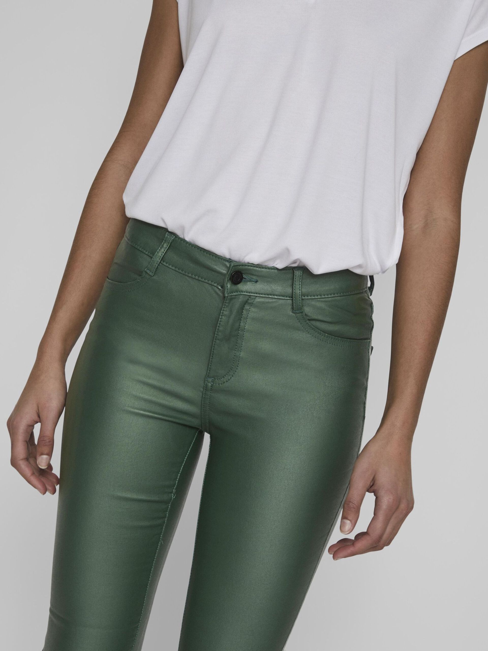 vila coated jeans