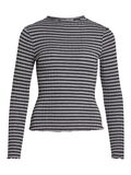 VILA VIRIKA HIGH NECK LONG SLEEVED TOP, Medium Grey Melange, highres - 14107470_MediumGreyMelange_1200102_001.jpg