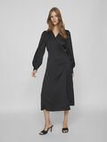 Vila LONG SLEEVE WRAP DRESS, Black, highres - 14086113_Black_003.jpg