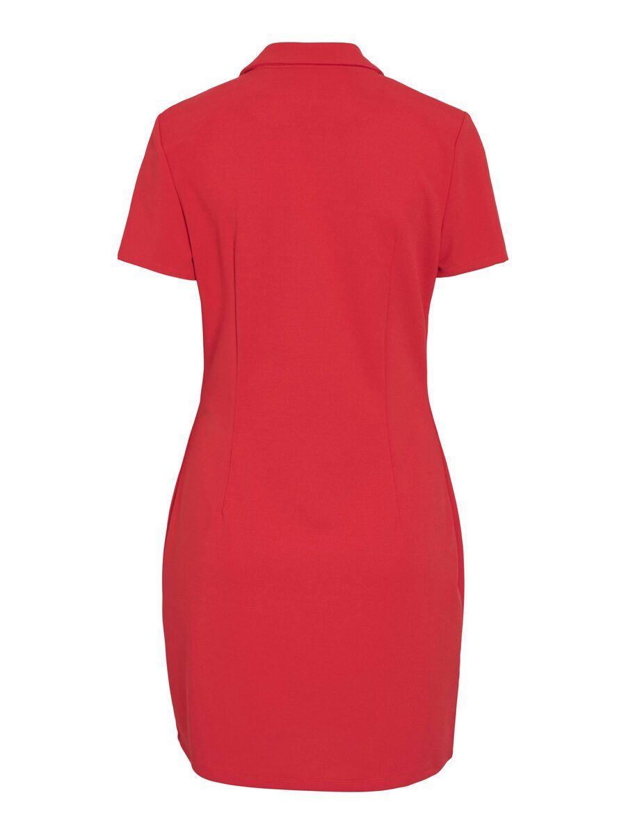 VILA VICLARA KURZES BLAZERKLEID, Mars Red, highres - 14114539_MarsRed_002.jpg