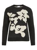 VILA ROUND NECK KNITTED PULLOVER, Black, highres - 14106251_Black_1178862_001.jpg