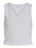 Vila SLEEVELESS V-NECK TOP, Optical Snow, highres - 14091831_OpticalSnow_001.jpg