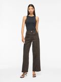 Product image thumbnail - VICHIA - TAILLE HAUTE JEAN, Coffee Bean | 4