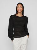 VILA SCOLLO ROTONDO TOP A MANICHE LUNGHE, Black, highres - 14109892_Black_003.jpg