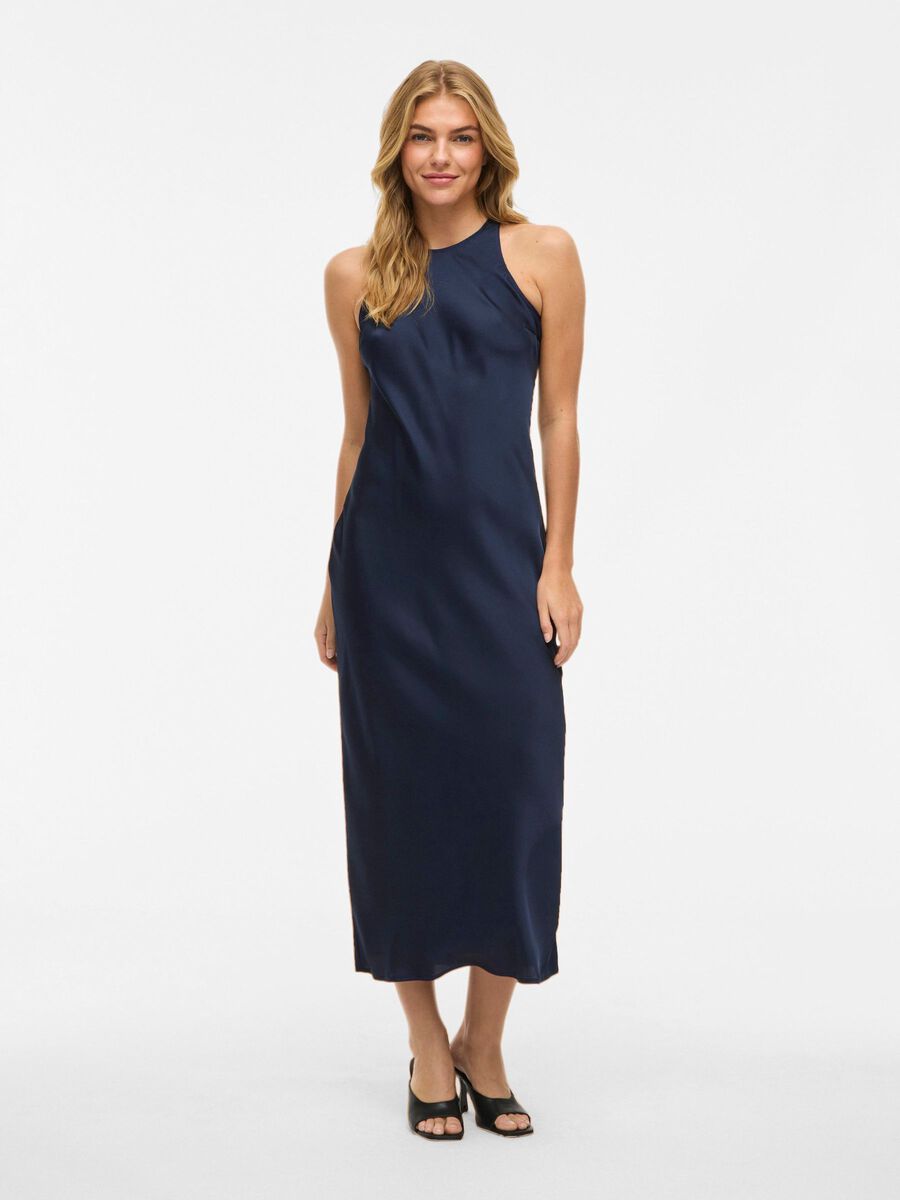 VILA VIRAVENNA MOUWLOOS MAXI JURK, Navy Blazer, highres - 14111747_NavyBlazer_003.jpg