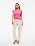 VILA VIELLETTE SHORT SLEEVED TOP, Sangria Sunset, highres - 14059563_SangriaSunset_005.jpg