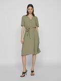 Vila SHORT SLEEVED MIDI DRESS, Oil Green, highres - 14089260_OilGreen_005.jpg