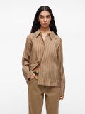 VILA DISEÑO A RAYAS CAMISA DE MANGA LARGA, Petrified Oak, highres - 14108514_PetrifiedOak_003.jpg