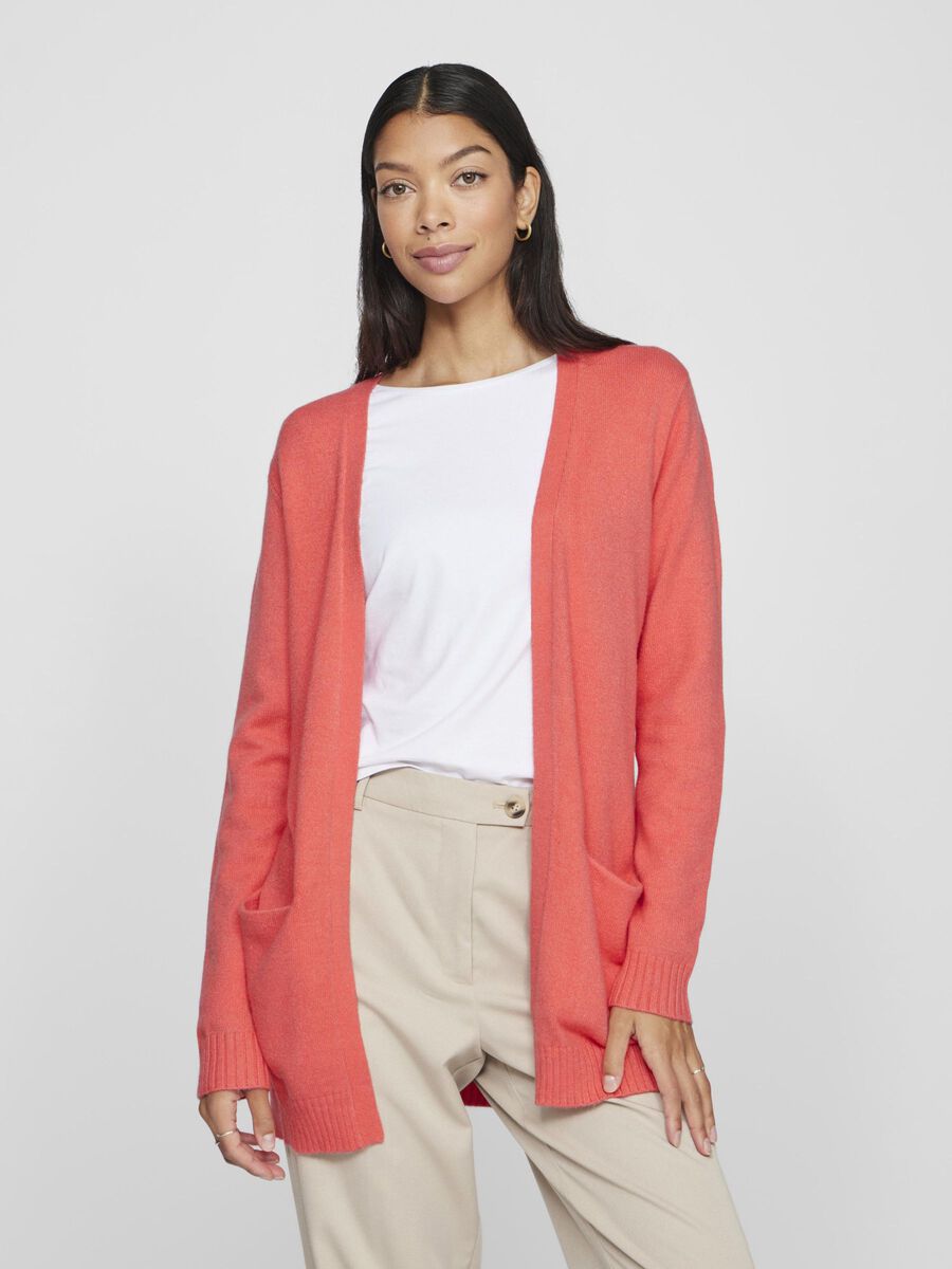 VILA VIRIL BASIC KNITTED CARDIGAN, Dubarry, highres - 14044041_Dubarry_958891_003.jpg