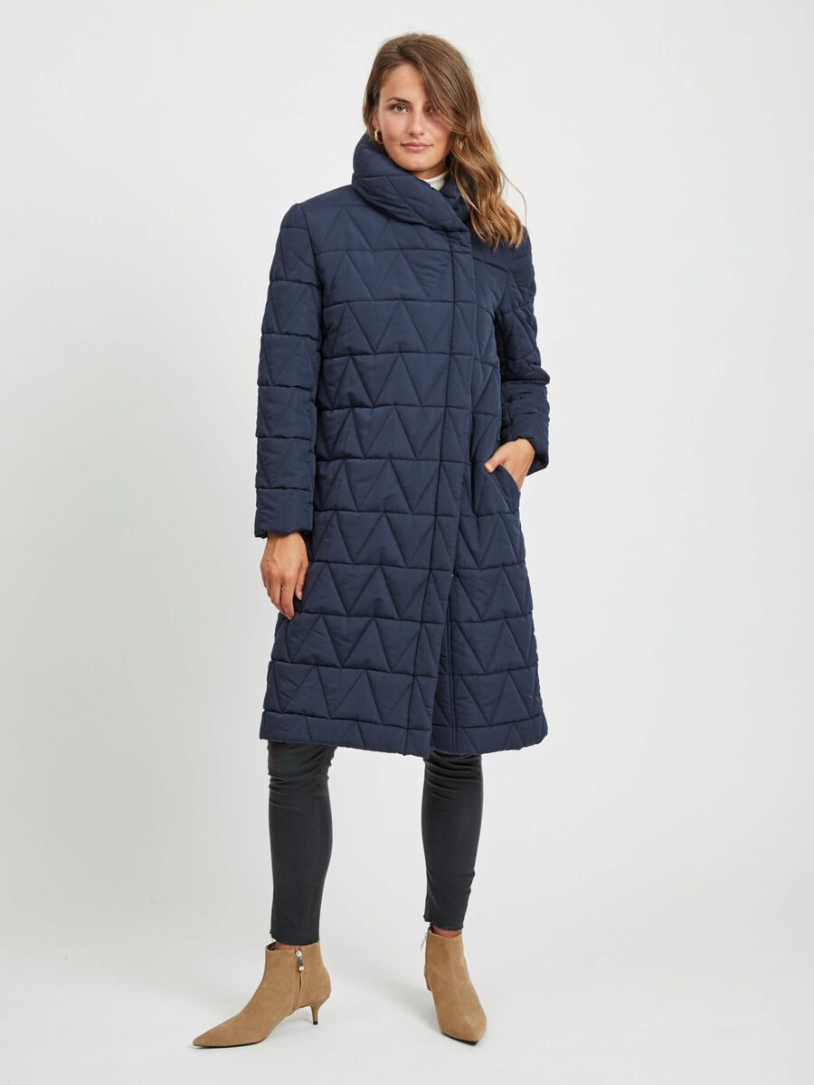 VILA QUILTET FRAKKE, Navy Blazer, highres - 14051545_NavyBlazer_003.jpg