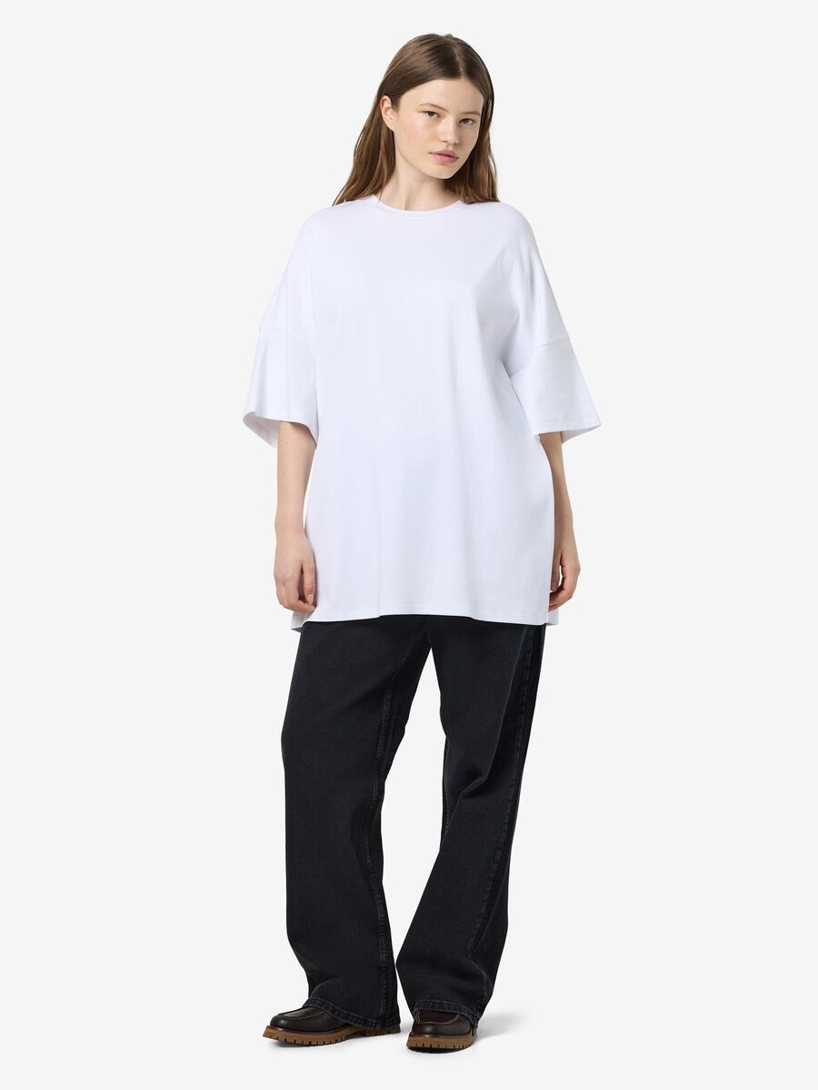 Noisy May OVERSIZED T-SHIRT, Bright White, highres - 27033182_BrightWhite_004.jpg