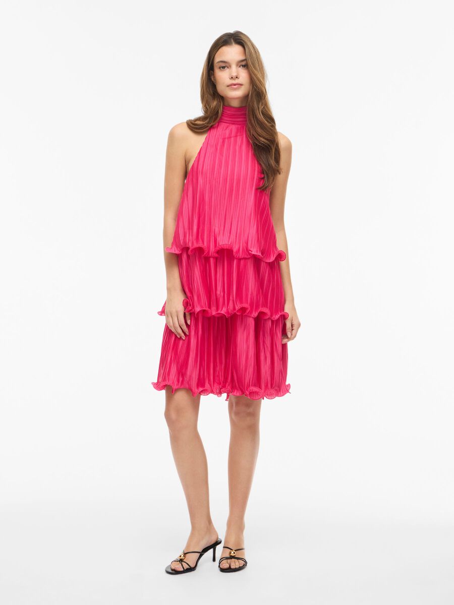 Product carousel image - VIWANDA HALTER NECK SHORT DRESS, Jazzy | 1