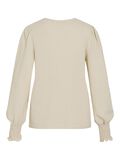 VILA ROUND NECK LONG SLEEVED TOP, Birch, highres - 14102354_Birch_002.jpg