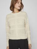 VILA ROUND NECK KNITTED PULLOVER, Birch, highres - 14092276_Birch_007.jpg