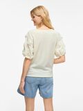 VILA VIOTILIA ROUND NECK SHORT SLEEVED TOP, Cloud Dancer, highres - 14104071_CloudDancer_004.jpg