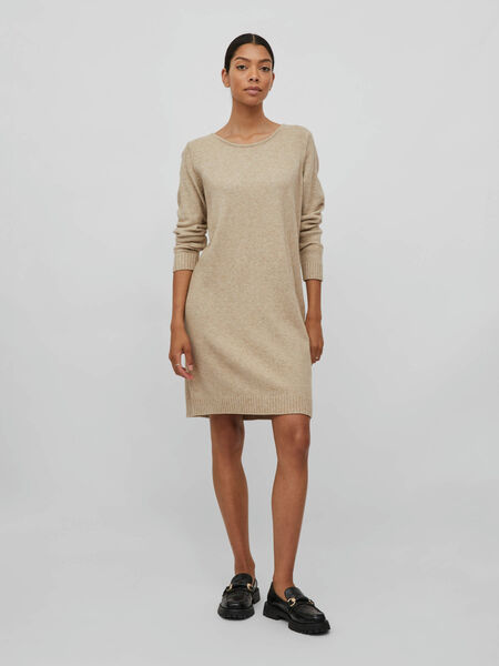 Vila LANGÄRMELIGES STRICKKLEID, Natural Melange, highres - 14042768_NaturalMelange_999382_003.jpg