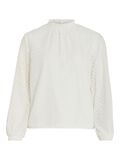 VILA HIGH NECK LONG SLEEVED BLOUSE, Snow White, highres - 14103234_SnowWhite_001.jpg