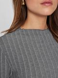 VILA CUELLO ALTO TOP DE MANGA LARGA, Medium Grey Melange, highres - 14102358_MediumGreyMelange_006.jpg