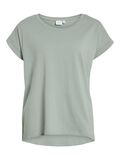 Vila RONDE HALS T-SHIRT, Green Milieu, highres - 14083083_GreenMilieu_001.jpg