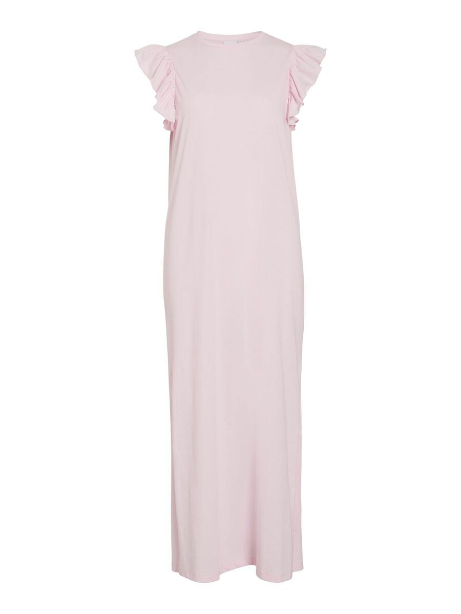 VILA VISUMMER CAP SLEEVE MAXI DRESS, Ballerina, highres - 14111868_Ballerina_001.jpg
