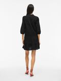 VILA VIPETRA 3/4 SLEEVED SHORT DRESS, Black Beauty, highres - 14109524_BlackBeauty_004.jpg