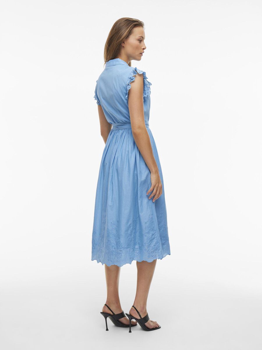 VILA SLEEVELESS MIDI DRESS, Blissful Blue, highres - 14105143_BlissfulBlue_004.jpg