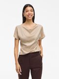 VILA VIELLETTE BOATNECK SHORT SLEEVED TOP, Cement, highres - 14110009_Cement_003.jpg