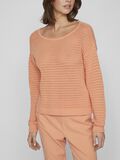 Vila BOATNECK KNITTED PULLOVER, Shell Coral, highres - 14089578_ShellCoral_007.jpg