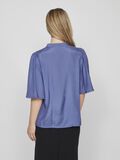 VILA HIGH NECK SHORT SLEEVED TOP, Bijou Blue, highres - 14103210_BijouBlue_004.jpg