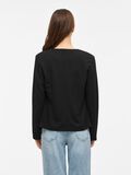 VILA VICLUA ÅBEN BLAZER, Black Beauty, highres - 14105326_BlackBeauty_004.jpg