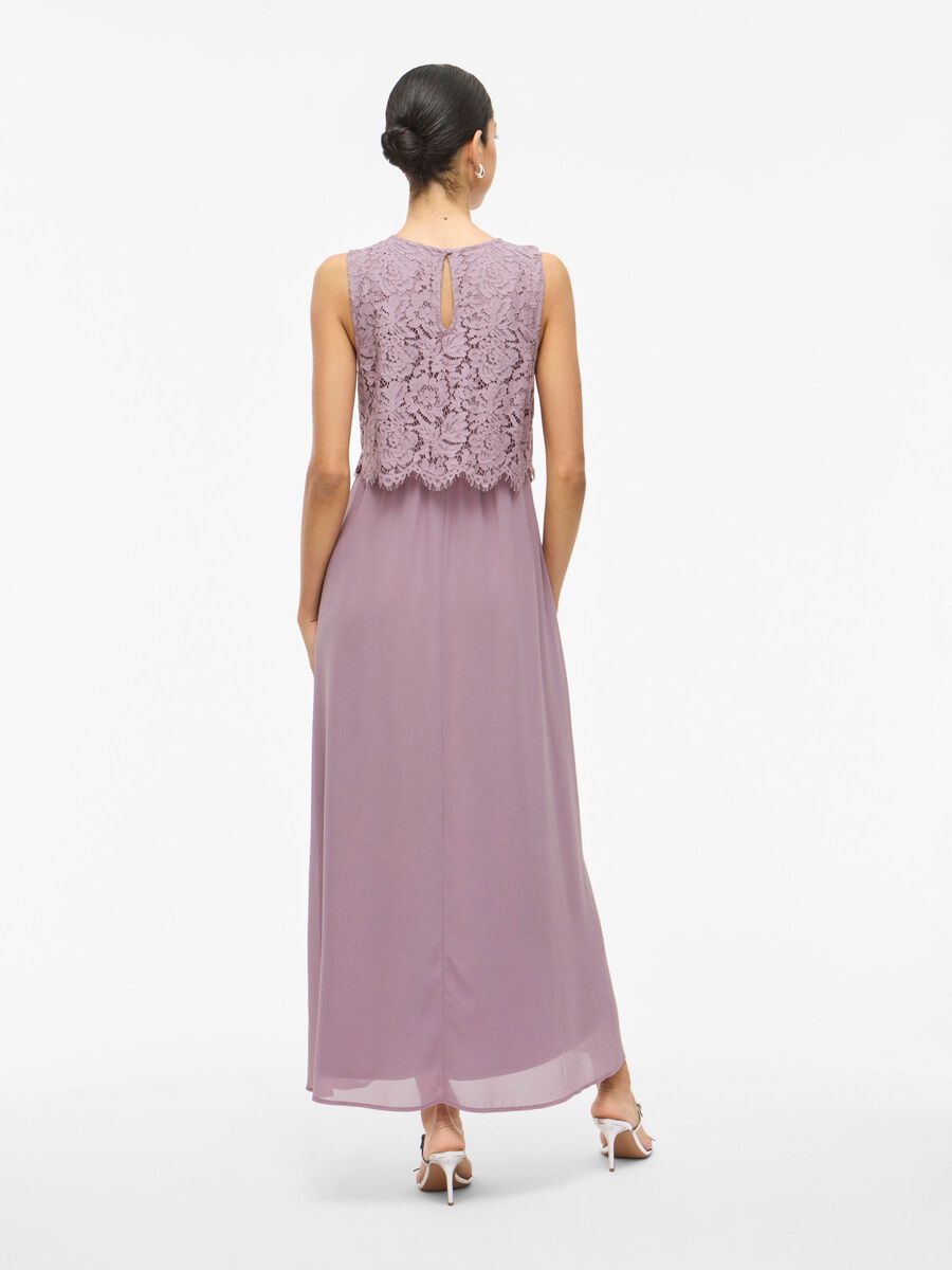 VILA VIMILINA SLEEVELESS MAXI DRESS, Toadstool, highres - 14100341_Toadstool_004.jpg