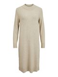 VILA VIRIL LONG SLEEVED MIDI DRESS, Natural Melange, highres - 14061427_NaturalMelange_001.jpg