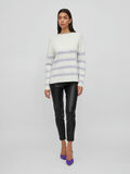 Vila STRIPETE STRIKKET PULLOVER, White Alyssum, highres - 14079691_WhiteAlyssum_987123_005.jpg