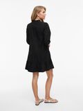 VILA VIPETRA 3/4 SLEEVED SHORT DRESS, Black Beauty, highres - 14109524_BlackBeauty_004.jpg