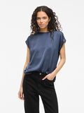 VILA VIELLETTE SHORT SLEEVED TOP, Vintage Indigo, highres - 14059563_VintageIndigo_003.jpg