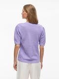 VILA SHORT-SLEEVED KNITTED TOP, Violet Tulip, highres - 14084421_VioletTulip_004.jpg
