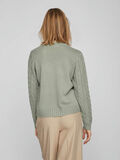 Vila CABLE KNITTED PULLOVER, Green Milieu, highres - 14080488_GreenMilieu_004.jpg