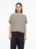Product image thumbnail - ROUND NECK OVERSIZED T-SHIRT, Birch | 1