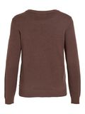 Product image thumbnail - VIRIL ROUND NECK KNITTED PULLOVER, Coffee Bean | 7