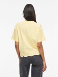 Product image thumbnail - VINORANI ROUND NECK SHORT-SLEEVED T-SHIRT, Pastel Yellow | 2