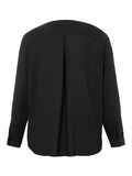 Vila CURVE - HØJ/LAV-SØMKANT SKJORTE, Black, highres - 14074562_Black_002.jpg