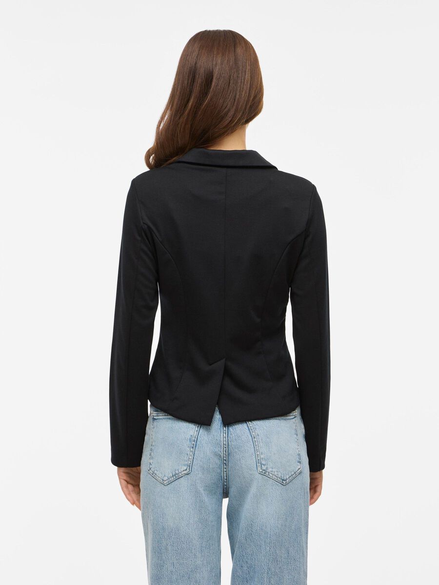 VILA VIPERI FITTED BLAZER, Black Beauty, highres - 14108501_BlackBeauty_004.jpg