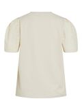 VILA ROUND NECK SHORT SLEEVED TOP, Birch, highres - 14103334_Birch_002.jpg