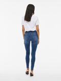 VILA VISARAH MID-WAIST SKINNY FIT JEANS, Medium Blue Denim, highres - 14109258_MediumBlueDenim_004.jpg