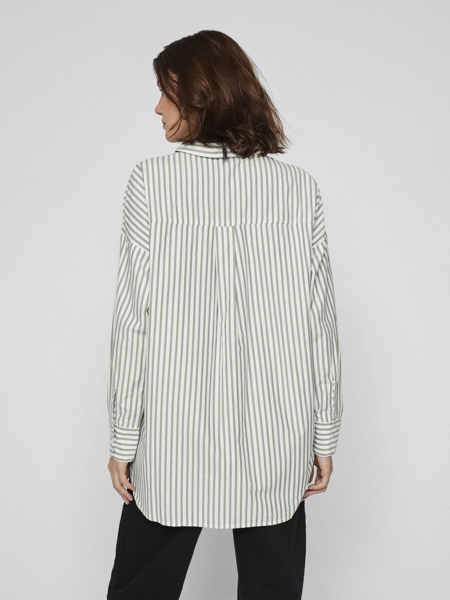 VILA LONG SLEEVED SHIRT, Oil Green, highres - 14095099_OilGreen_1109983_004.jpg