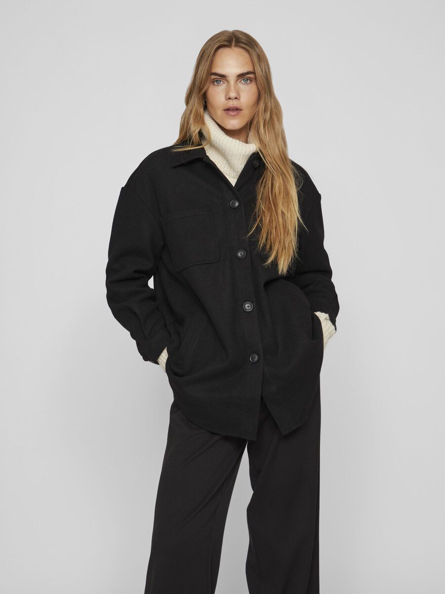 VILA VIKIMMI OVERSIZE JACKE, Black, highres - 14067254_Black_003.jpg